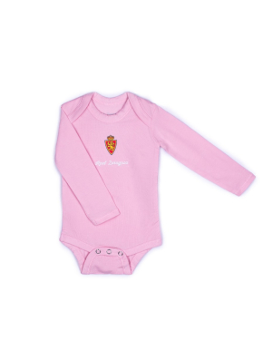 Body Bebé Rosa Real Zaragoza