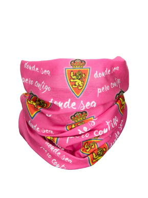 Braga de cuello rosa “donde sea pero contigo”