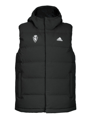 CHALECO CON CAPUCHA PLUMAS ADIDAS NEGRO