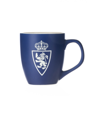TAZA REAL ZARAGOZA AZUL OSCURO 440ML