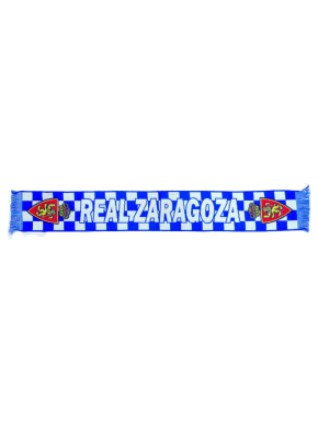 BUFANDA AJEDREZADA REAL ZARAGOZA