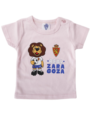 CAMISETA BLANQUILLO BEBÉ ROSA