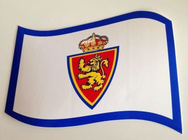 Pegatina bandera Real Zaragoza