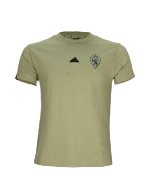 Camiseta Adidas 3-Bandas Verde Mujer