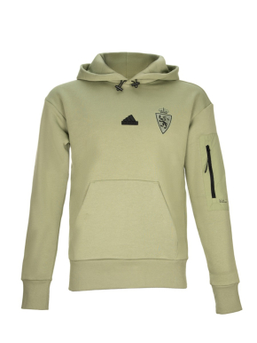 Sudadera con Capucha Verde Adidas