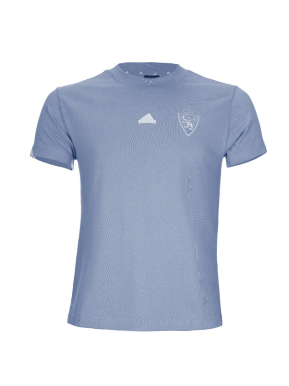 Camiseta Adidas 3-Bandas Azul Mujer