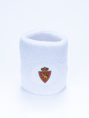 Muñequera felpa con escudo