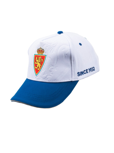 GORRA BLANCA TROQUELADA