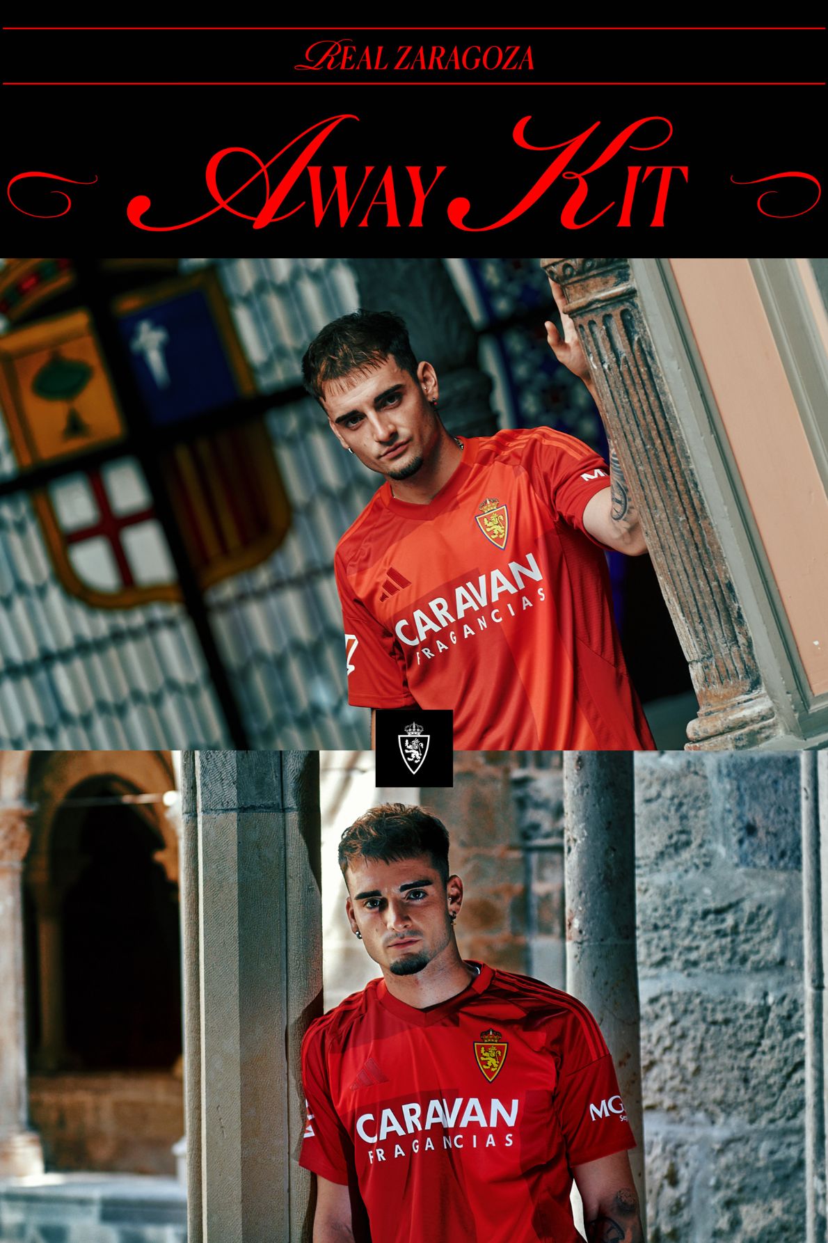 Equipaciones Away Tomate 25/26